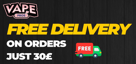 free delivery over 30£